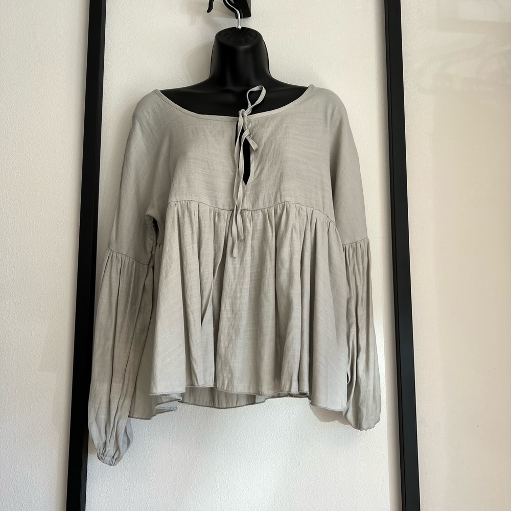 NWT Sage Green Flowy Blouse